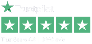 logo trustpilot 5 etoiles blanc