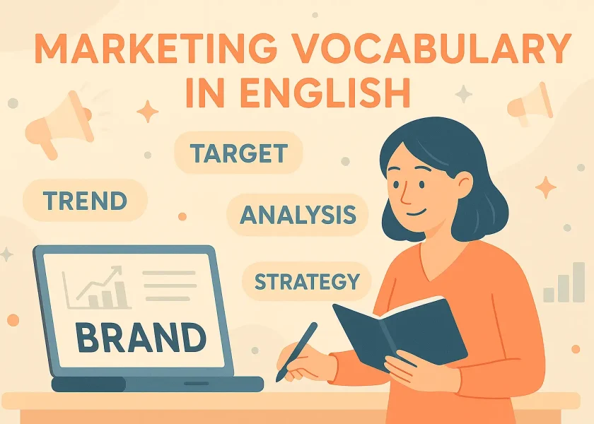 myes my english school vocabulaire marketing anglais