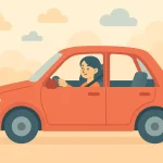 Fiche de vocabulaire sur la voiture en anglais