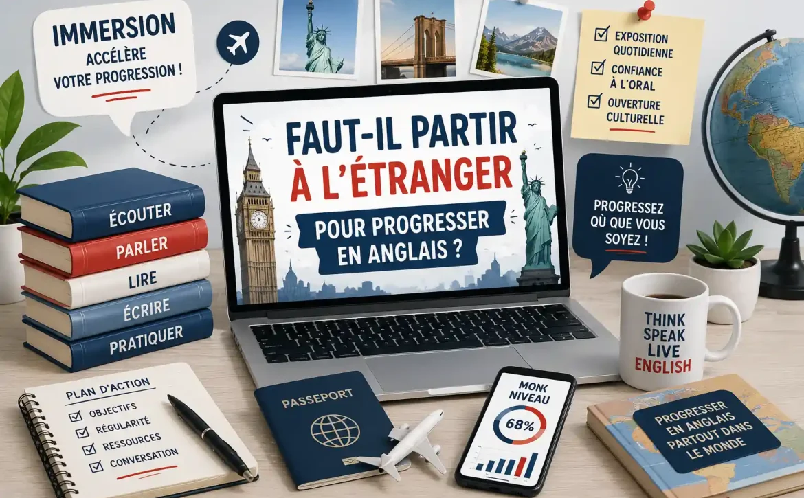 faut-il partir à l'étranger pour progresser en anglais