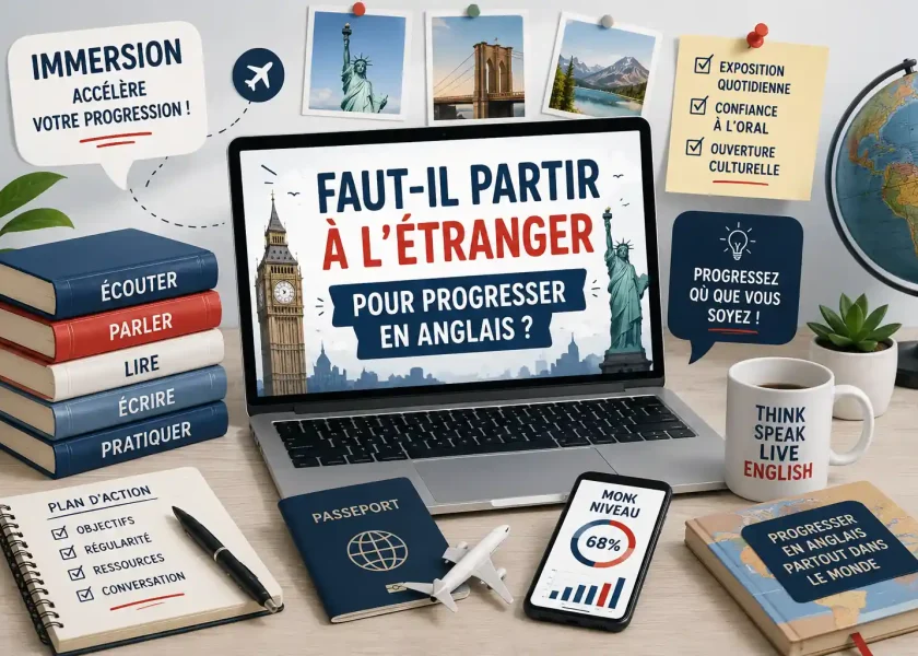 faut-il partir à l'étranger pour progresser en anglais