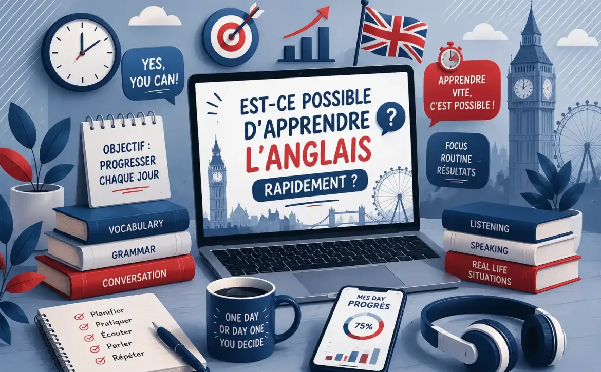 Apprendre l'Anglais rapidement