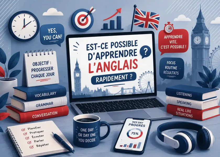 Apprendre l'Anglais rapidement