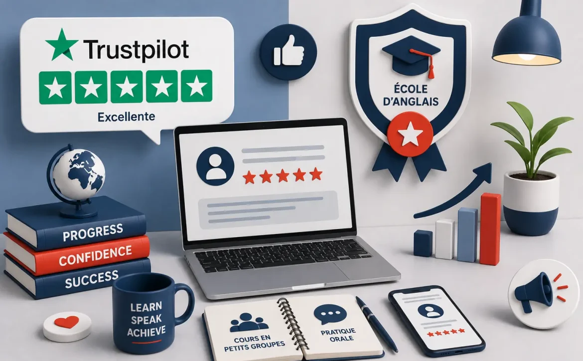 Meilleure école d'anglais Trustpilot MyES avis apprenants