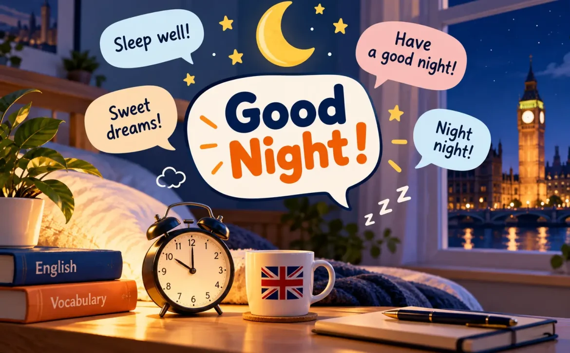Découvrez 8 façons de dire bonne nuit en anglais : Good night, Sweet dreams, Sleep well… Apprenez les expressions et leurs différences avec des exemples !