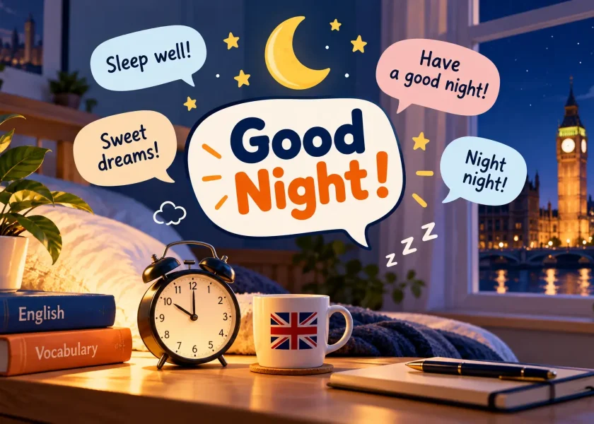 Découvrez 8 façons de dire bonne nuit en anglais : Good night, Sweet dreams, Sleep well… Apprenez les expressions et leurs différences avec des exemples !